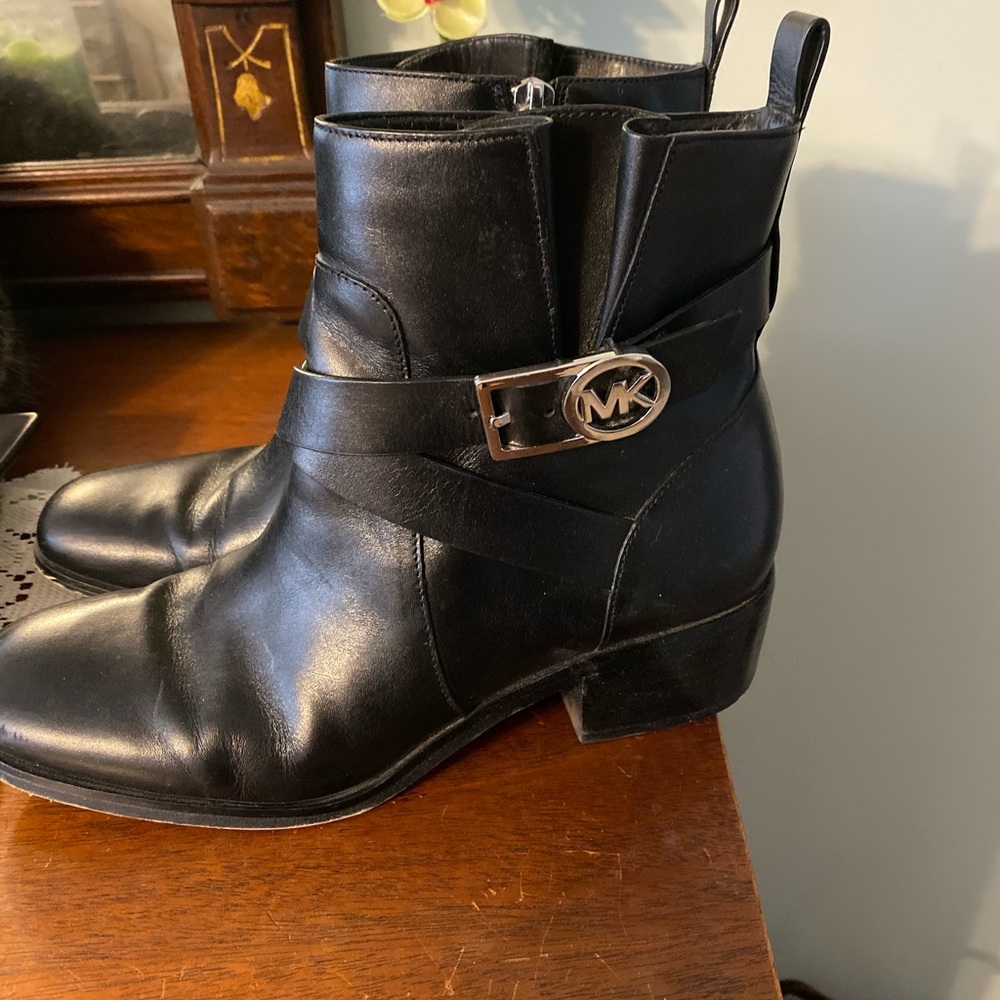 Michael Kors black ankle boots